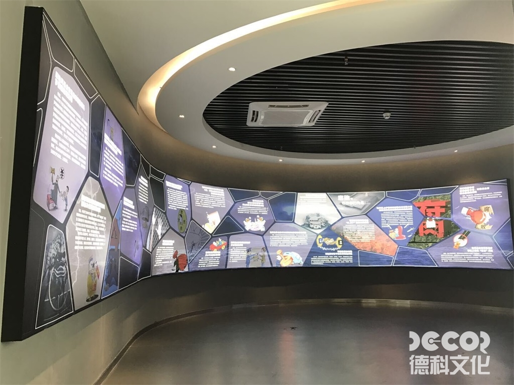 黨政展廳裝修中如何展示黨的軍隊(duì)建設(shè)和國防事業(yè)？